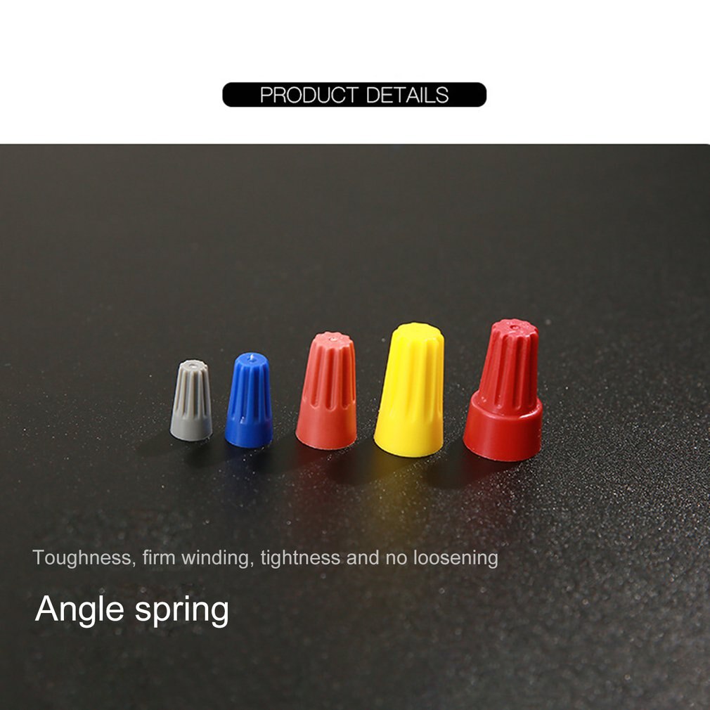 158 Stks/doos Plastic Twist Moer Cover Set Elektrische Draad Connectors Quick Geïsoleerde Schroef Terminal Cap Voorjaar Insert Assortimenten