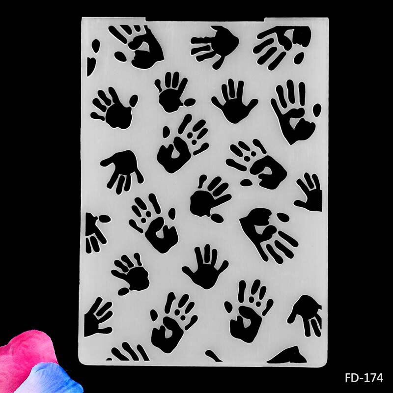 neue Weihnachten Schneeflocke Rentier Sammelalbum DIY Papier Schneiden Stirbt Scrapbooking Kunststoff Präge Ordner: FD-174
