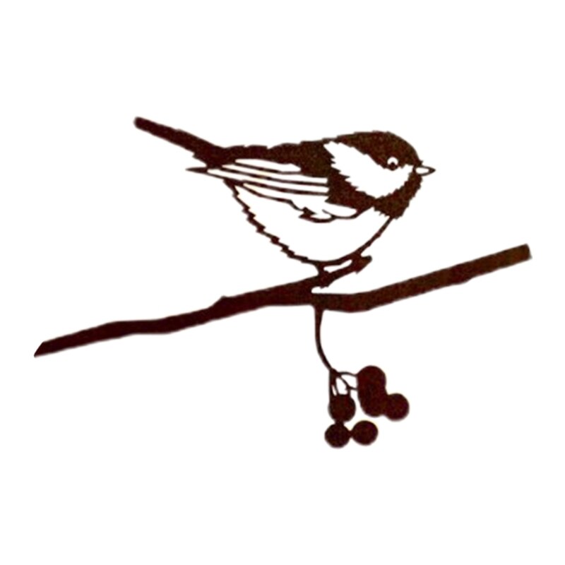 Yard Art Tree Bird Owl Animal Art Garden Metal Tree Stainless Steel Art Metal N7MD: 15