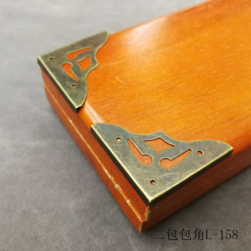20/30Stck Möbel Metall Handwerk Antike Bronze- Schmuck Kasten Ecke Fuß Holz fallen Ecke Schutz Dekorative Ecke 35mm