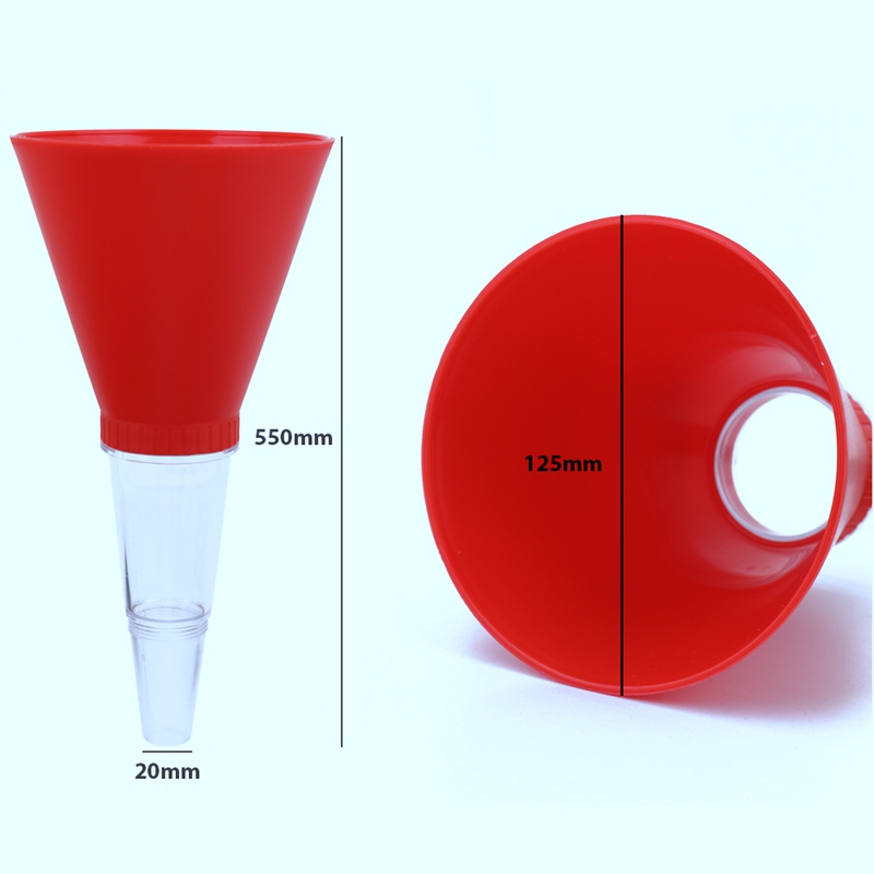 Universele Tang-Grip Olie Trechter voor Auto Olie Toevoegen