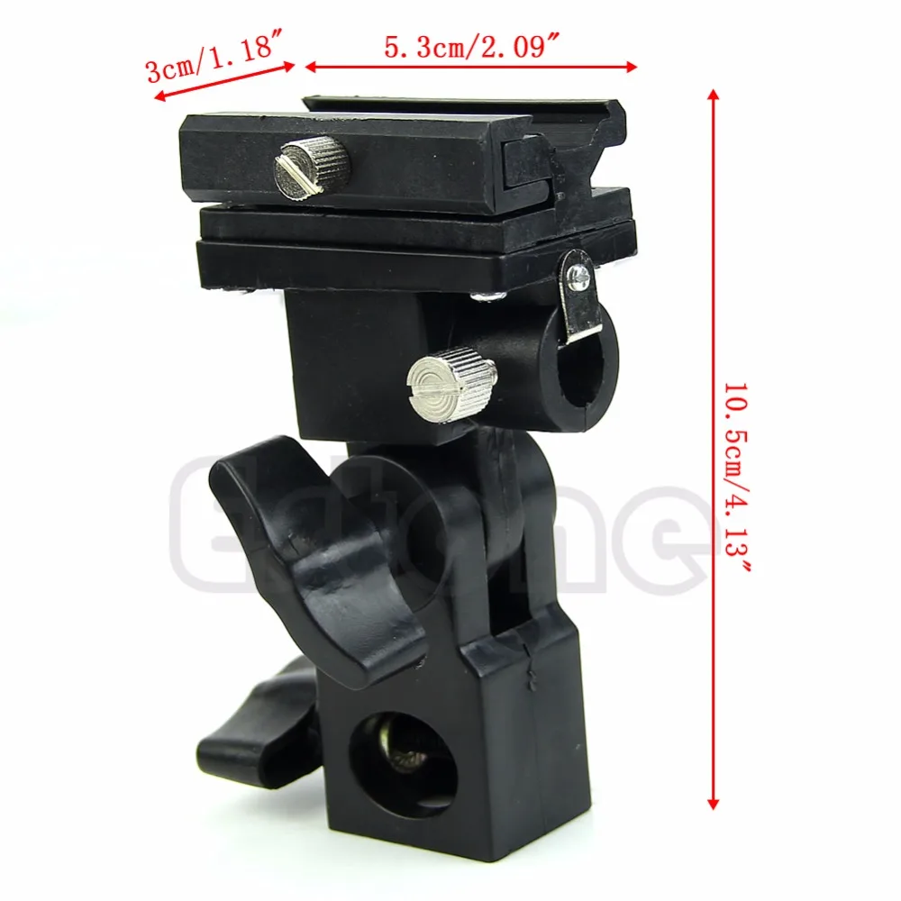 Flitsschoen Draaibare fotoparapluhouder Beugel Flitsadapter Lichtstatief