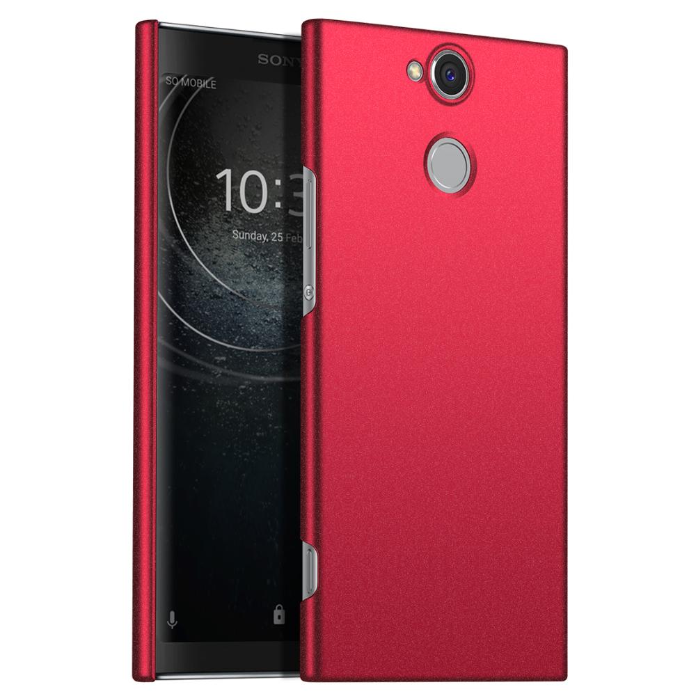 Pokrowiec na Sony Xperia XA2 Plus [ultra-cienki] materiał Premium Slim pełna osłona ochronna do Sony Xperia XA2 Ultra: Xperia XA2 Ultra / Rock sand red