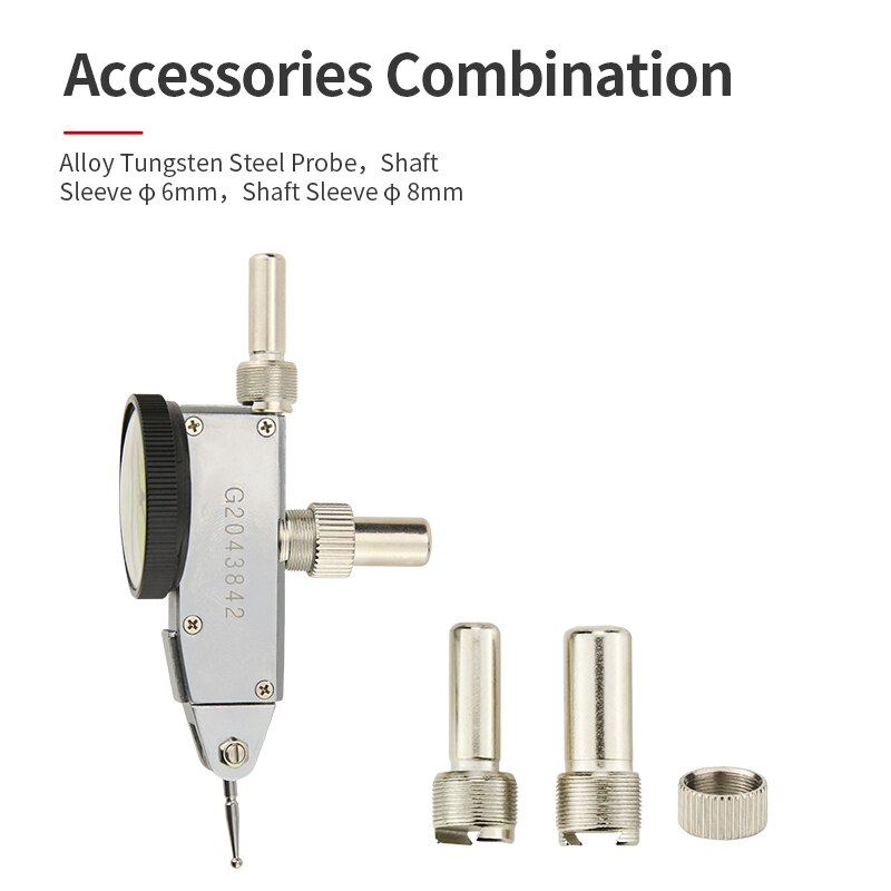 0.08 Leverage Dial Indicator Magnetic Base Bracket Dial Indicator Measuring Probe Micrometer Measuring Tool Magnetic Bore Gauge