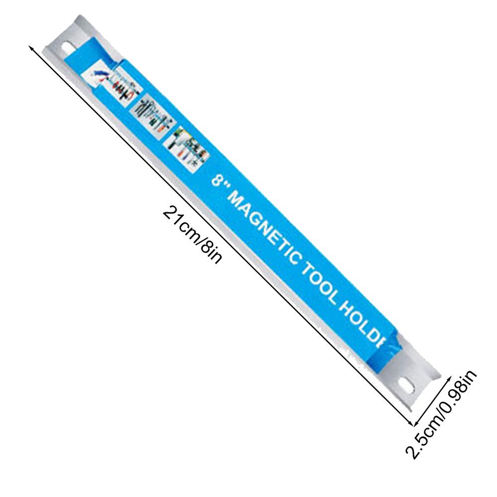 Organizador de herramientas magnético, soporte magnético para herramientas de montaje en pared, tablero de banco de trabajo montado, organizadores de imanes eléctricos, accesorios de taller: Rojo