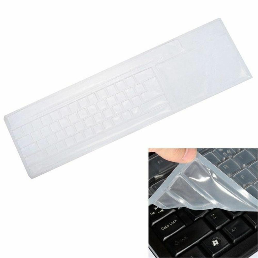 Universal klar tastatur skin protector silikone cover til pc computer desktop d