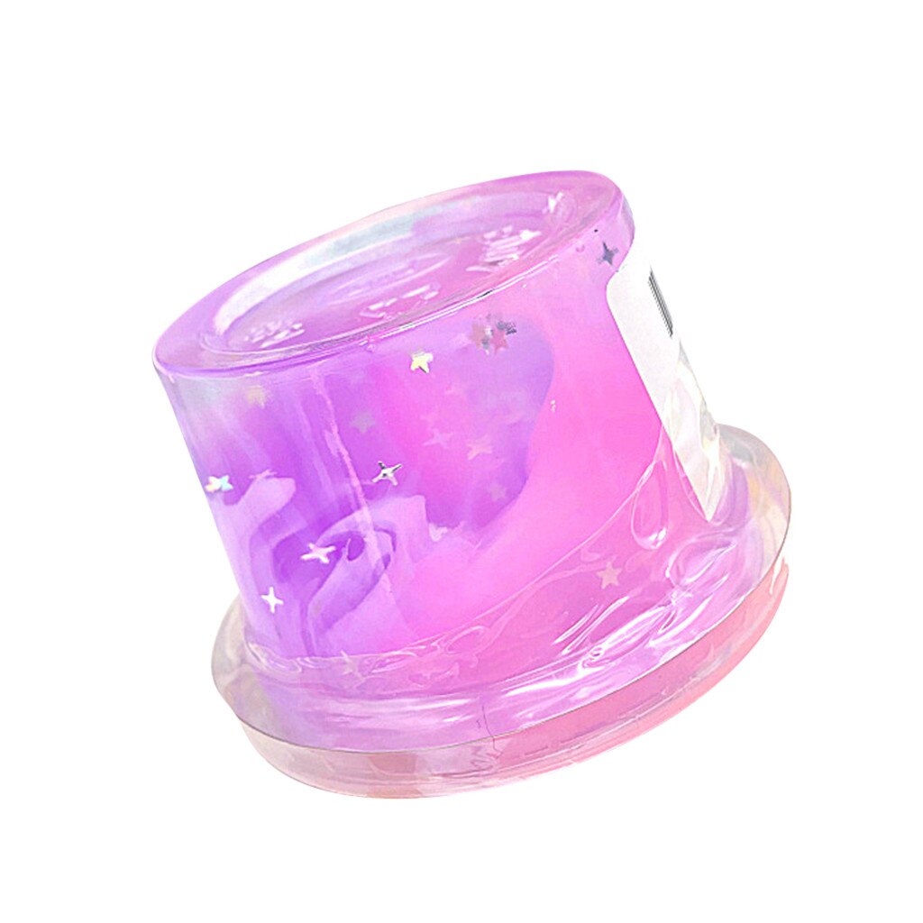 Plastilina de cristal para niños y adultos, arcilla polimérica educativa de textura suave y exprimible para aliviar el estrés, juguete de aprendizaje , modelo LL3