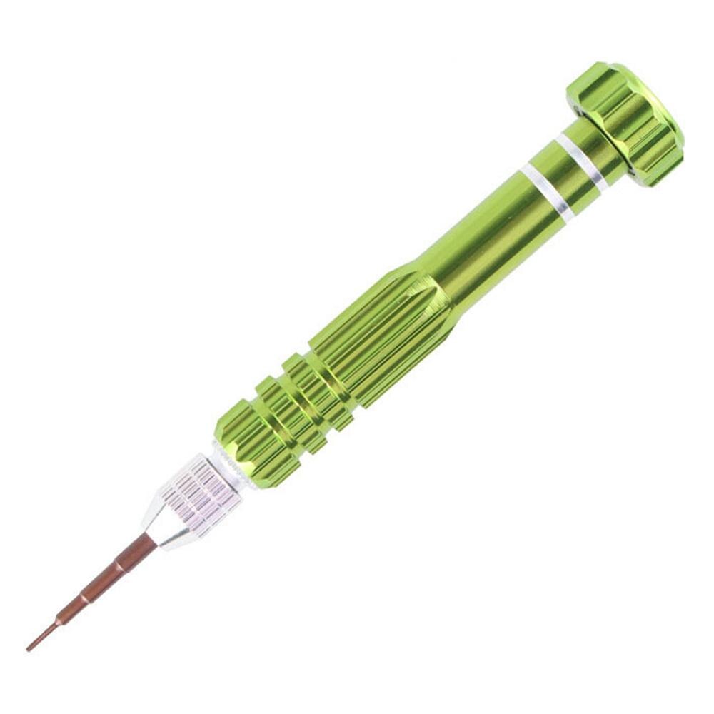 5in1 précision Torx tournevis téléphone portable Kit d'outils de réparation pour téléphone portable téléphone portable électronique PC montre Kit d'outils de réparation: Green