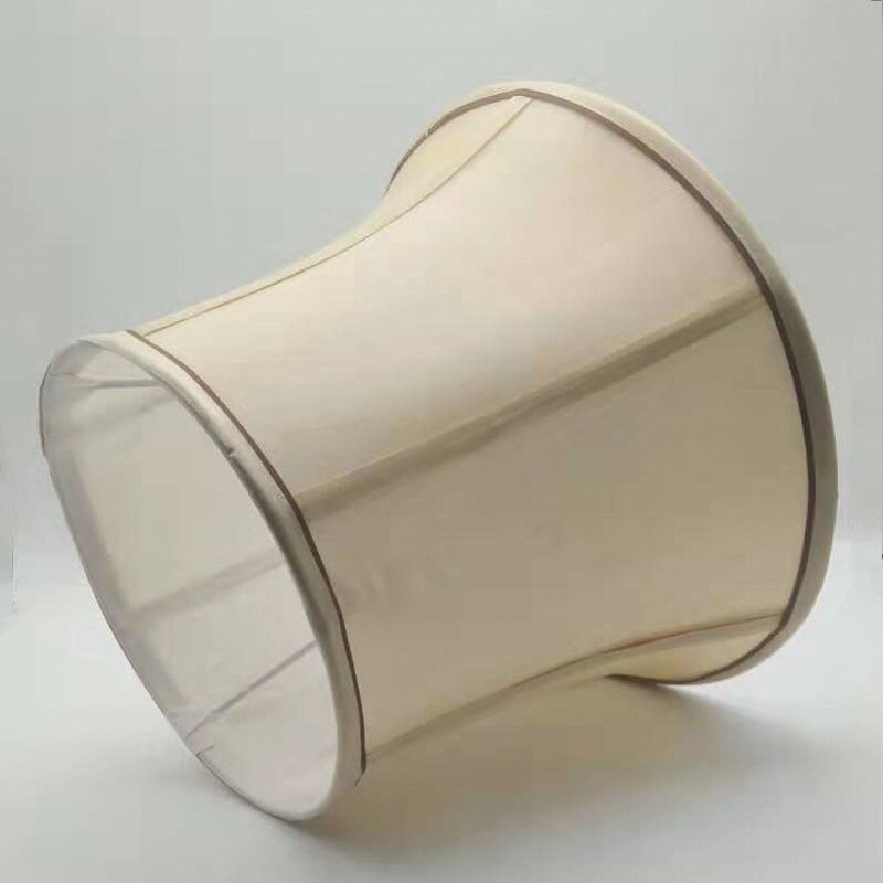 30cm E27 Art Deco Lamp shades for table lamps beige and white round fabric lampshade modern style lamp cover for desk lamp