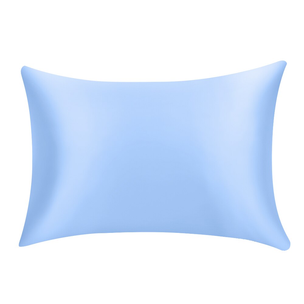 Kussensloop van zuivere zijde satijn, comfortabele kussensloop, kussensloop voor bedsprei, enkele kussenslopen: D / 20 x 29 inch