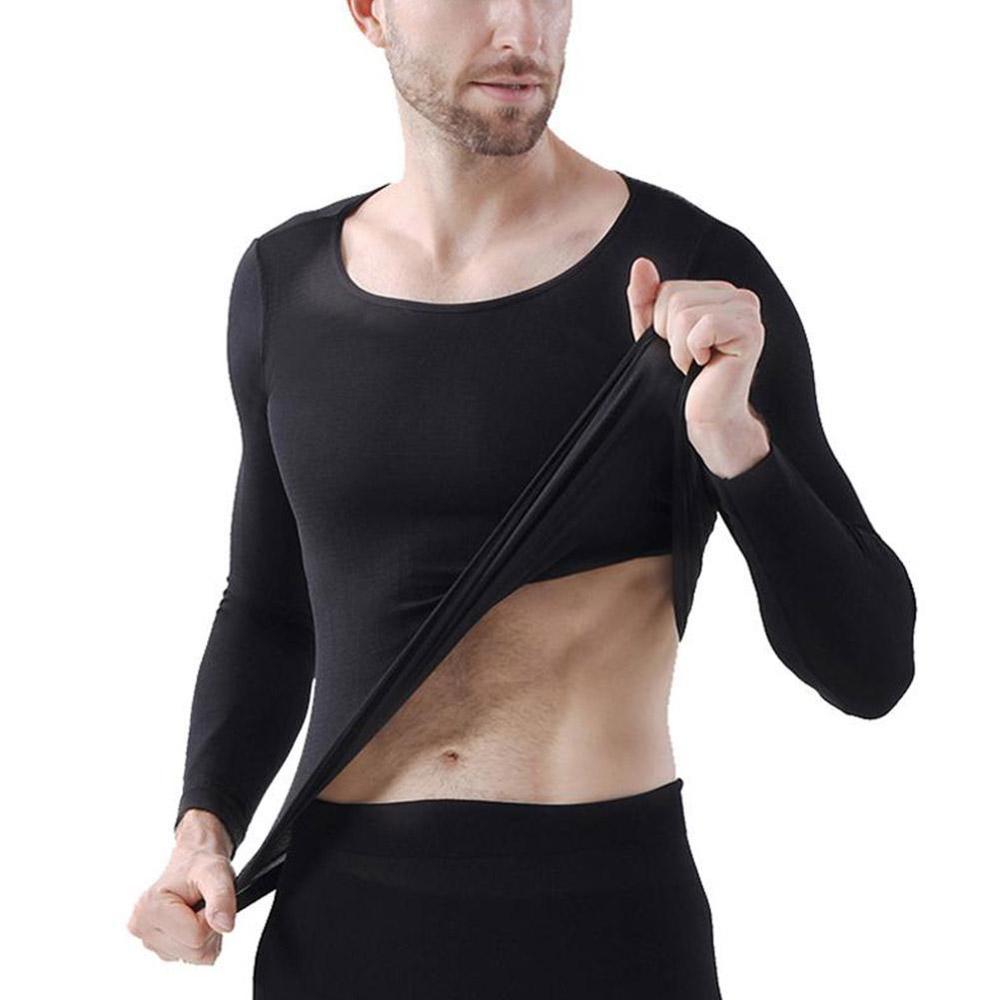 Termostatisk termisk undertøj til kvinder mænd let elastisk langt termisk undertøj vinterkvindersæt til mand f varm  s3 j 2