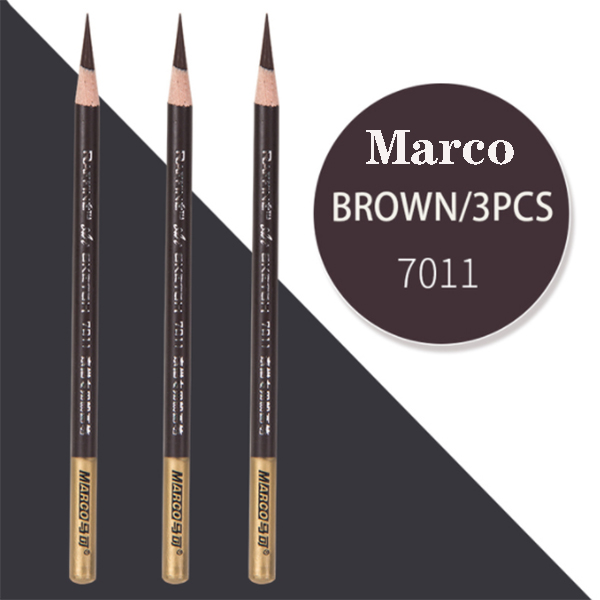 Lápiz de arte negro suave/mediano/duro de carbón blanco de alto brillo, bolígrafo especial para examen de dibujo HB pintado a mano para estudiantes, 3 uds.: Blanco