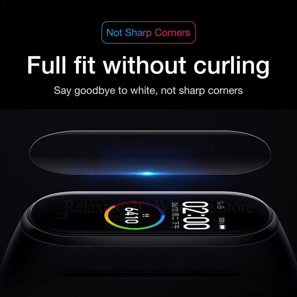 12 Stuks Films Voor Xiaomi Mi Band 5 Screen Protector Film Mi Band5 Miband 5 Miband5 Smart Polsbandje Accessoires Niet Gehard glas