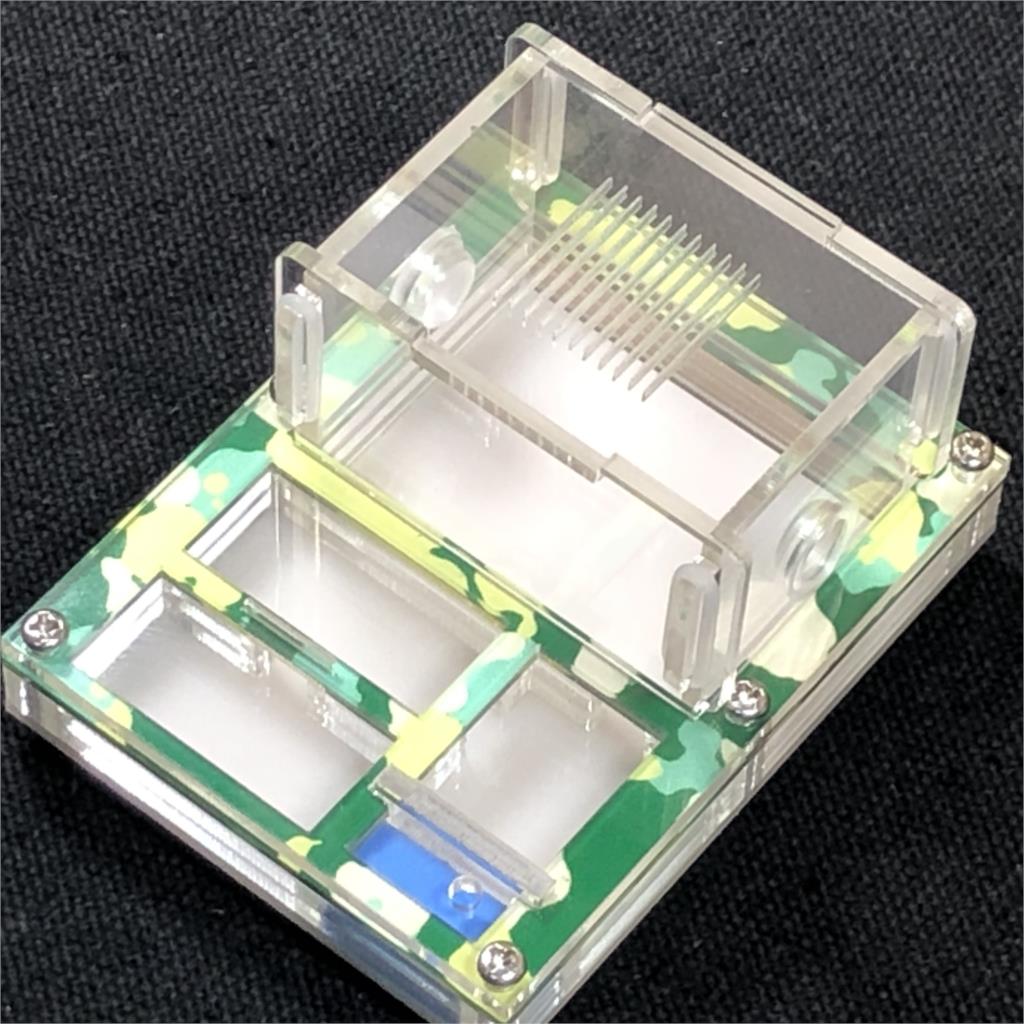 mini DIY akrylowe płaskie farma mrówek gniazdo mrówek z obszarem karmienia mrówka dom dla królowej mrówka układanie jaj mrowisko ze strefą nawilżania: summer