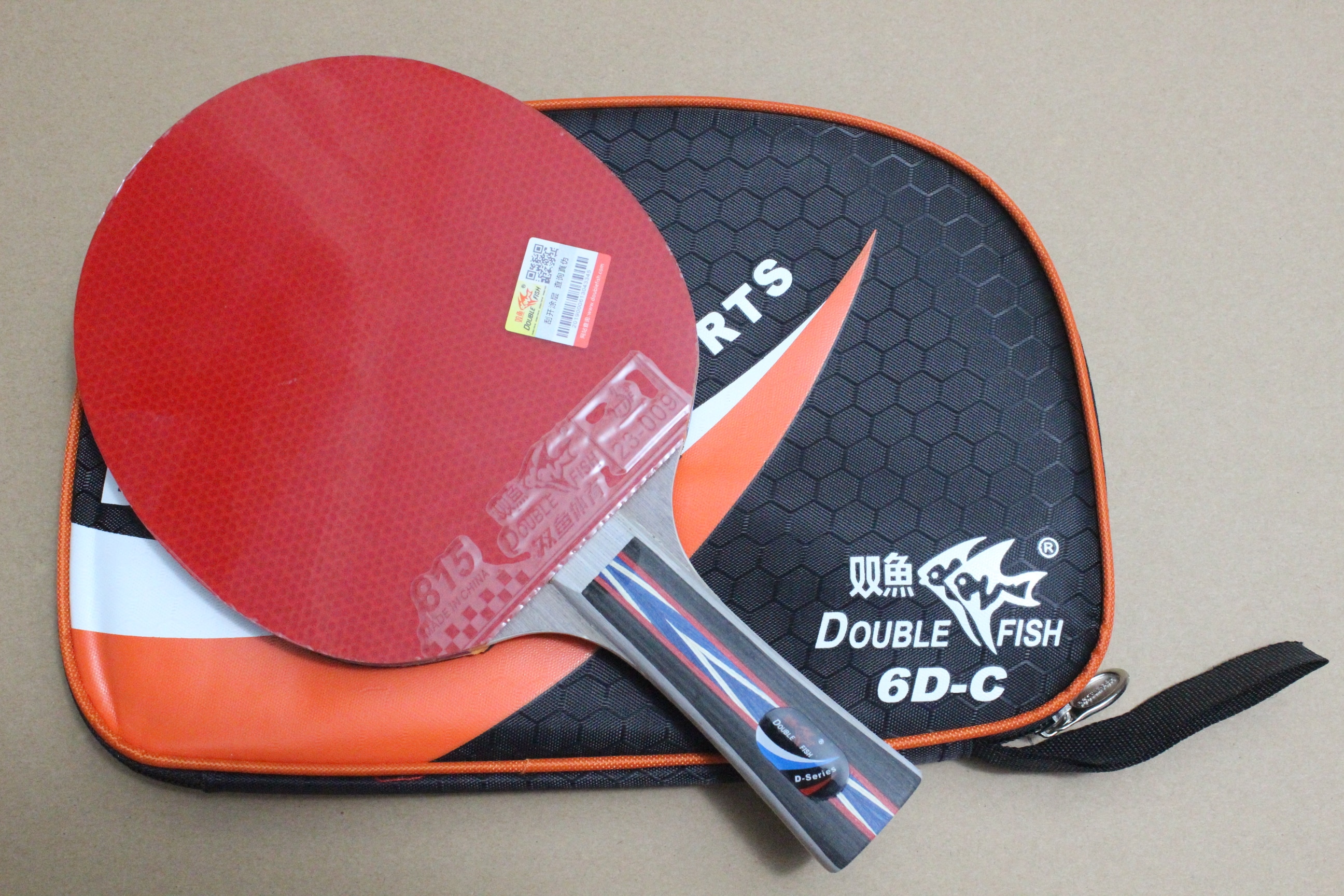 original double fish D Series Table tennis rackets . finished product Table tennis racquet