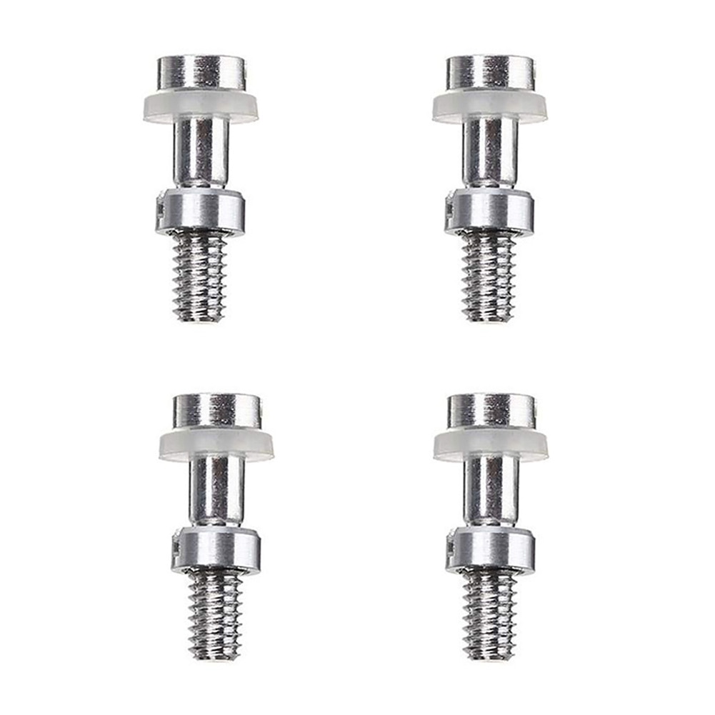 4pcs Turntable Mounting Screws - Metal Headshell DIY Replacement Parts for LP Vinyl Record Players