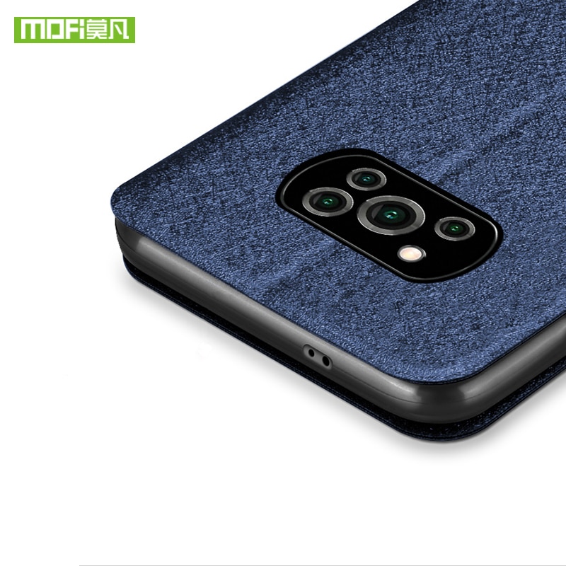 Original mofi til xiaomi poco  x3 nfc cover cover flip læder til xiaomi poco  x3 nfc 360 shockproof capas