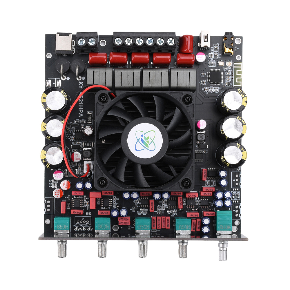 AS21HPA High-Power Bluetooth Digitale Geluidsversterkers Board 2.1 Kanaals Subwoofer 300 W * 2 + 600 W TPA3255 Bluetooth Speaker Board