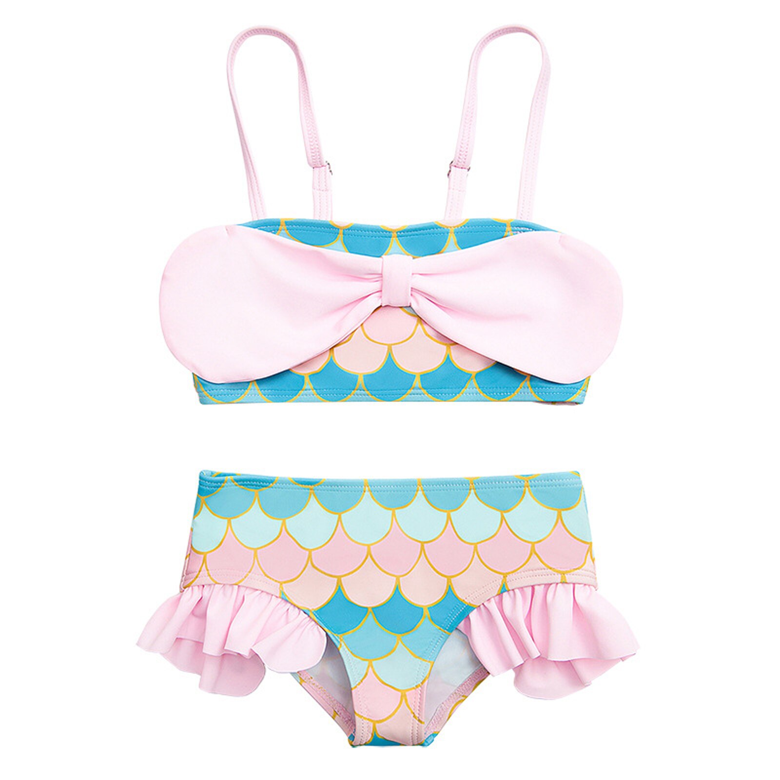 Babyhug Raglan Half Sleeves Space Theme Printed Two Piece Swimsuit - White