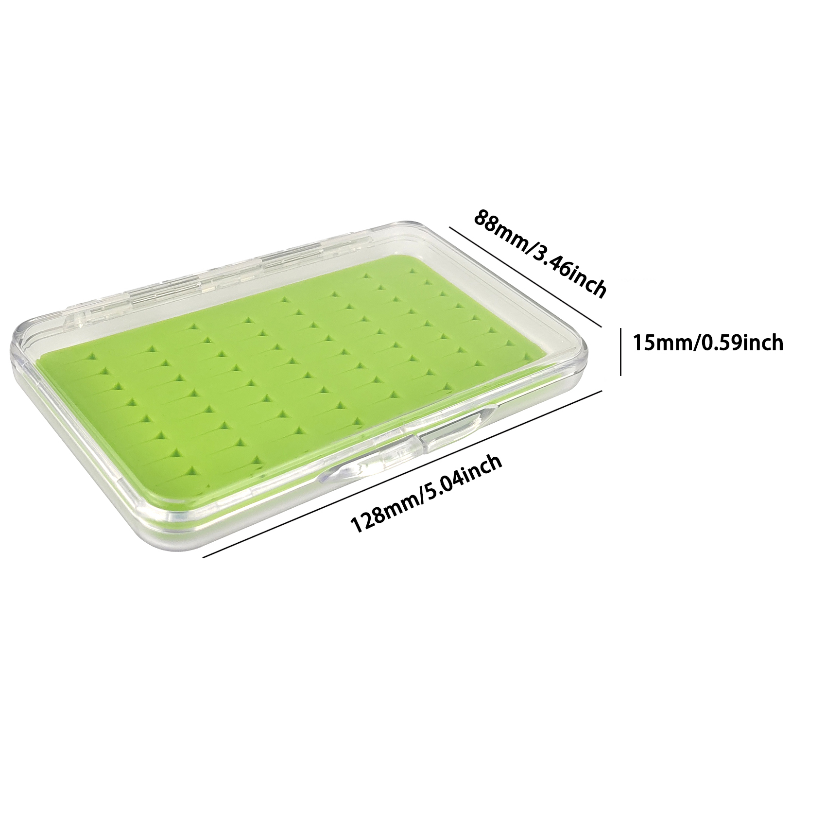 Aventik 100% Waterproof Fly Box Silicone Transparent Fishing Box Fishing Storage