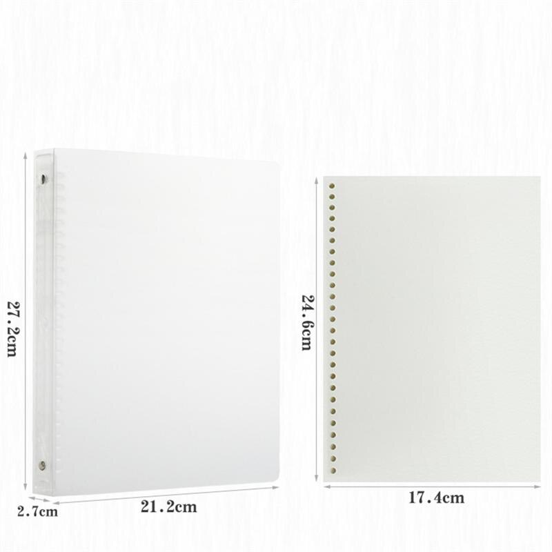 B5 Loose-leaf Thick Sketch Drawing Paper Painting Art Replacement Paper Graffiti Book (50Pcs B5 Inner Core + 1Pc Loose Shell)