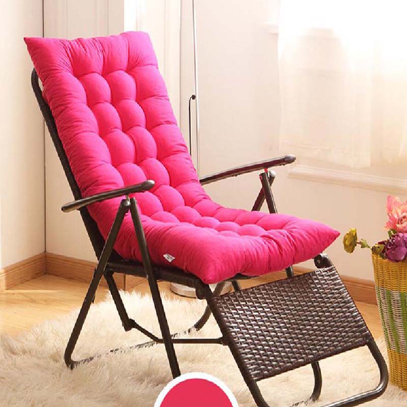 Rotan Stoel Tatami Matras 125X48X8Cm Rugleuning Lange Kussen (Geen Stoel) voor Fauteuil Fauteuil Chaise Longue Kussen: rose 125x48cm