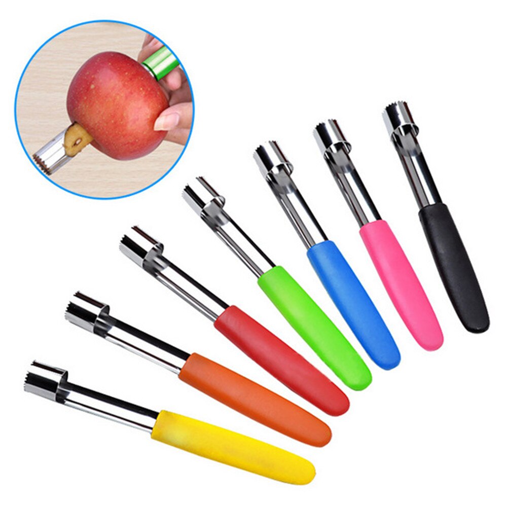 Fruit Apple Enucleated Core Picker Separator Rvs Fruit Corer Antislip Handvat Apple 'S Core Seed Removal Tool #50G: Default Title