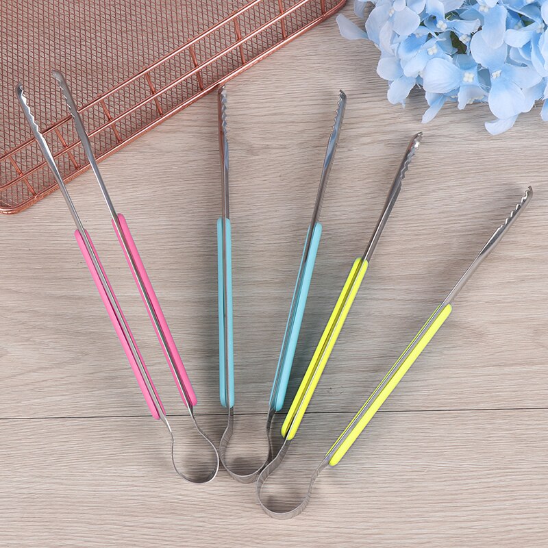 Mini Barbecue Voedsel Clip Roestvrijstalen Keuken Tang BBQ Tang Ijs Tang Vlees Salade Toast Tang Clamp Keuken Accessoires