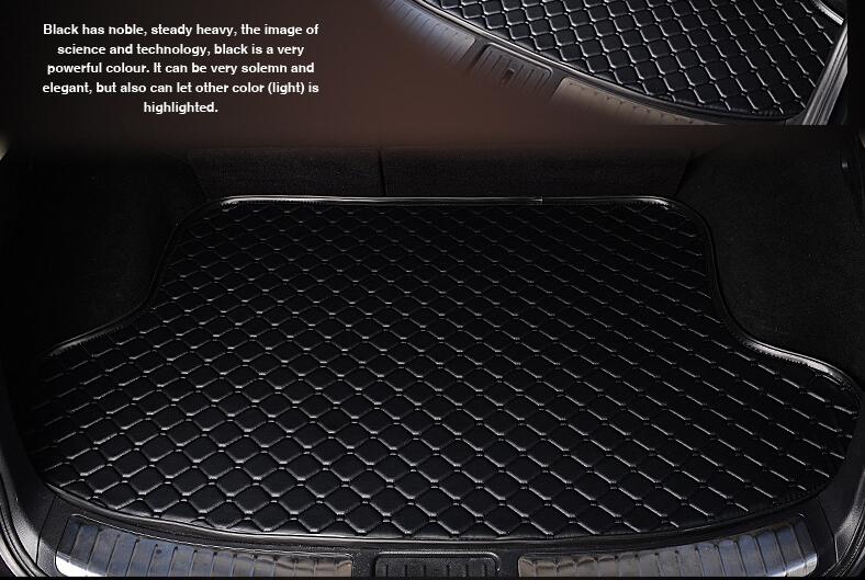 Auto accessoires Auto kofferbak mat Lijnvervoer, Lederen borduurwerk een stuk kofferbak mat, en luxe vresion