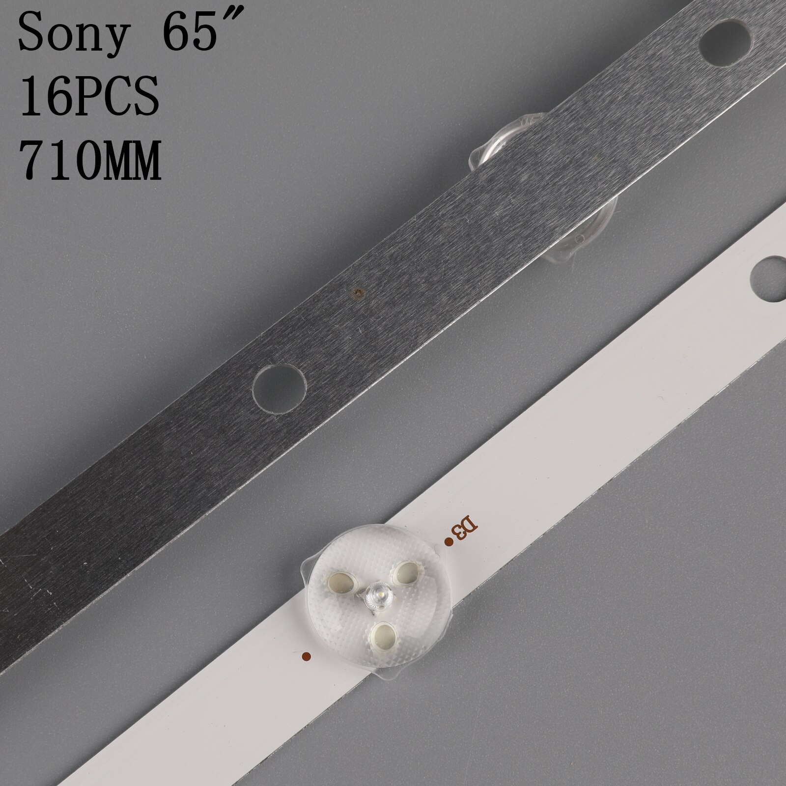 16PCS LED backlight strip kit bar CX-65S03E01 for So ny 65" TV KDL-65W857C KDL-65W859C KDL-65W855C