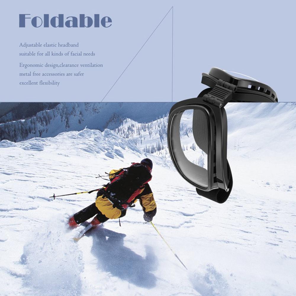 Motorcycle Goggles Polarized Day Night Cycling Sunglasses Temples Band Interchangeable Helmet Glasses