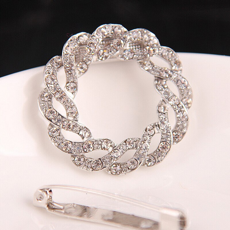 1 Pcs Vrouwen Vlinder Bloem Rhinestone Crystal Sjaals Clip Sjaal Gesp Charmante Vrouwelijke Sieraden Accessoires: 14