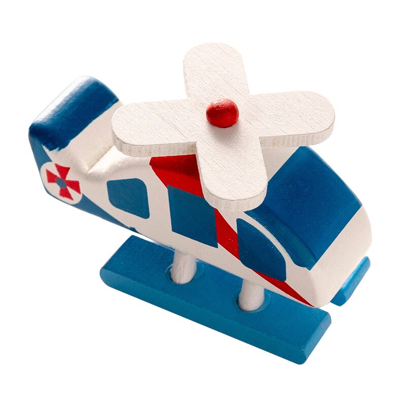 1 PCS Kinder Holz Autos Zug Flugzeug Lkw Modell Spielzeug Montessori Holz Bildung Fahrzeug Spielzeug Simulation Autos Decor: 8