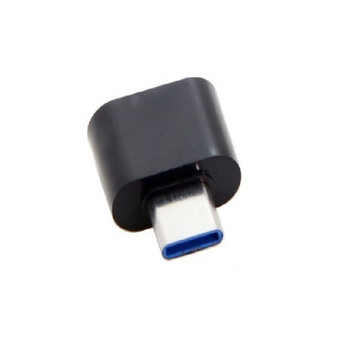 USB To Type-c OTG Adapter Data Connector TypeC USB 3.1 To USB 2.0 OTG for Samsung A50 A40 A10 A70 A20 A30 A32 A52 A51 A71 A21S: OTG Type C Black