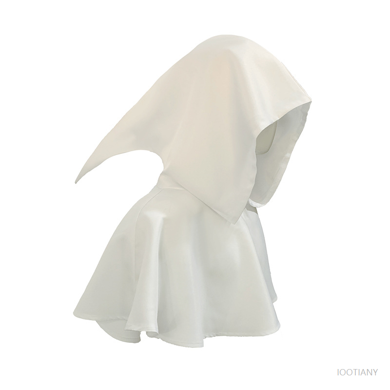 Halloween cloak, death, wizard, priest, monk, short cloak, medieval, retro, for men and women, festival, role-playing, long pointed hat, hooded cloak