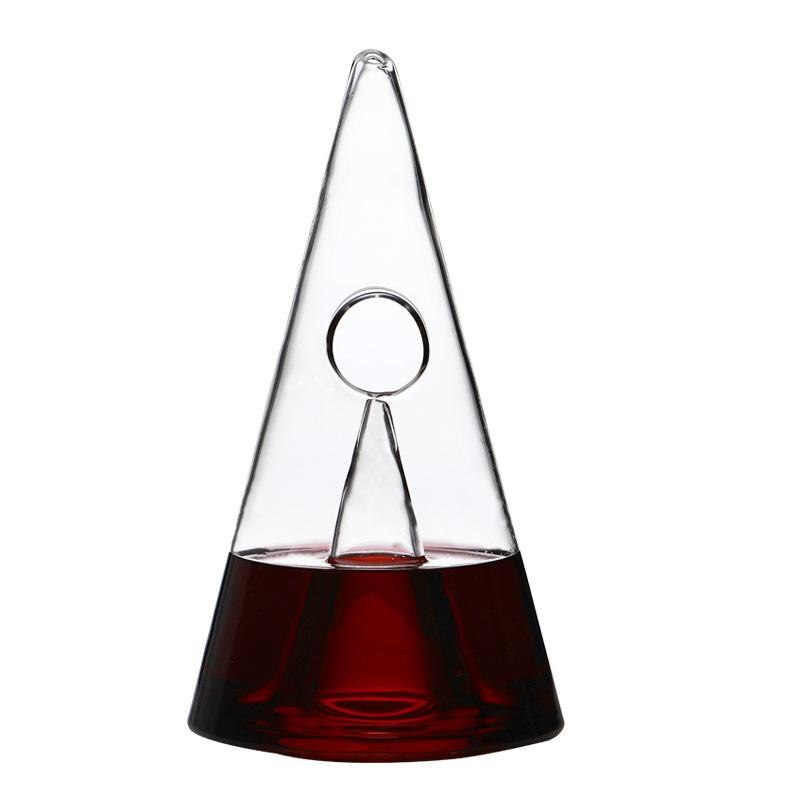 Grape Wine Dispenser Pyramid Crystal Glass Wine Decanter Filter Waterfall Brandy Whiskey Champagne Red Bottle Jug Pourer Aerator: Default Title