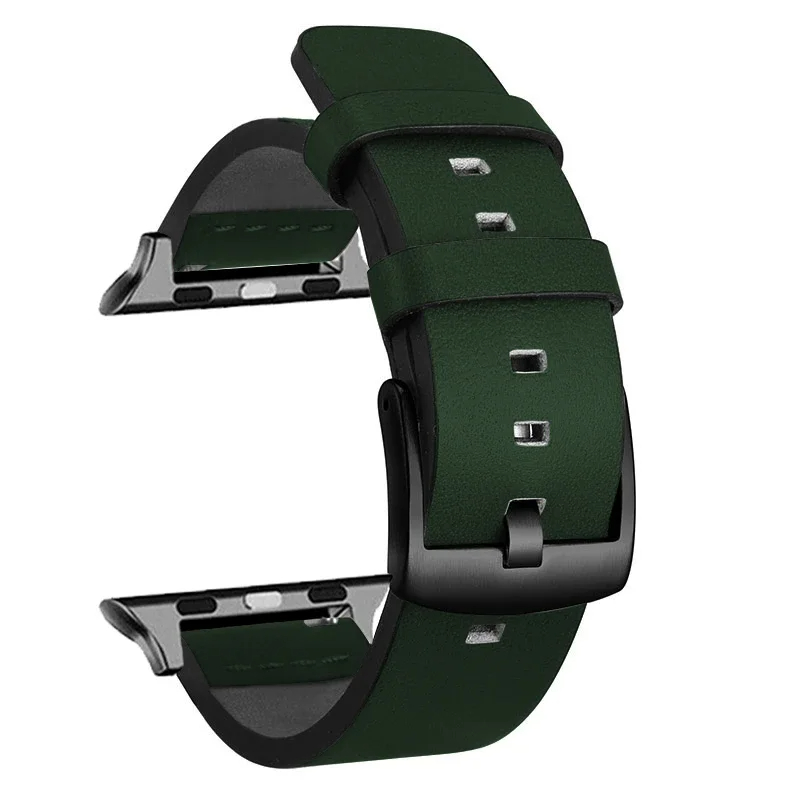 Lederarmband für Apfel Uhr Ultra 2 Band 49 mm 9 8 7 45 mm 41 mm Hochwertiges Armbinde für IWatch Serie 6 SE 5 4 44 mm 40 mm: 20 / bunt