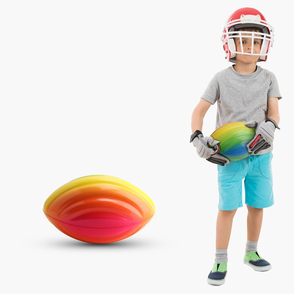 8 &#39;arcobaleno Schiuma Calcio Morbida Schiuma A Spirale di Calcio Divertimento All&#39;aria Aperta Del Partito Del Giocattolo per il Parco di Scuola Dei Capretti Dei Bambini