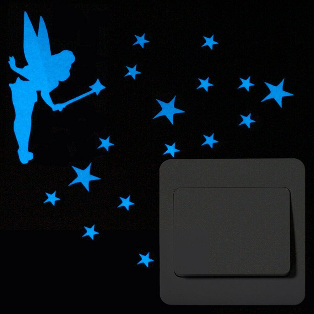 leuchtend glühen in das dunkel Schalter Zauberstab Aufkleber Fluoreszierende Aufkleber Startseite Zimmer Dekor Baby Zimmer Decorction: 07