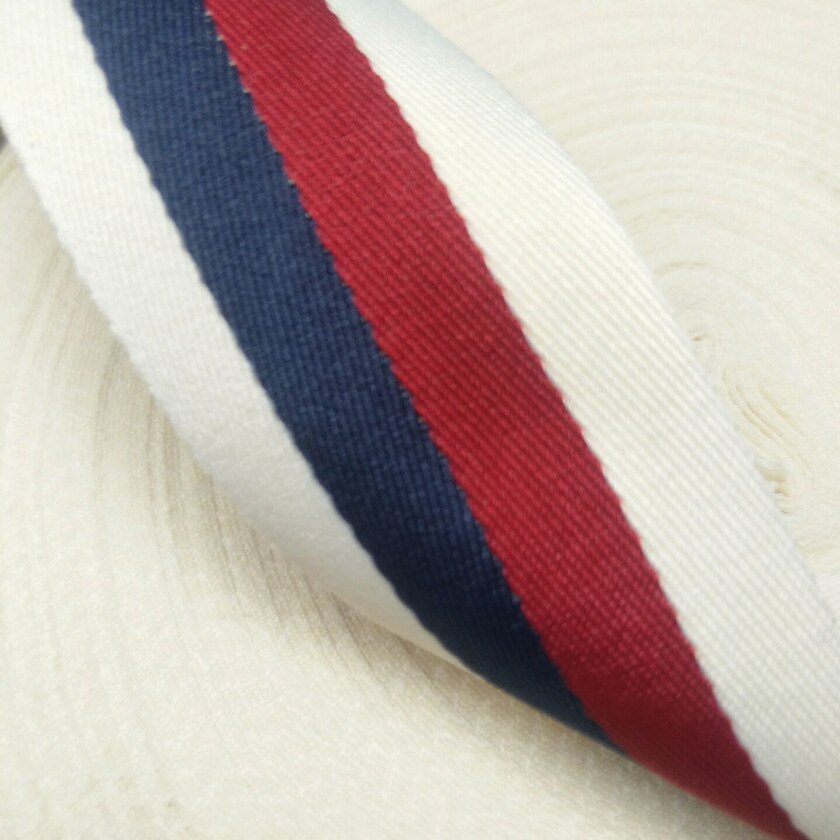 20mm 40mm beige rød blå trykt stribe grosgrain bånd bryllupstilbehør gør-det-selv håndlavet tøj sytilbehør materiale