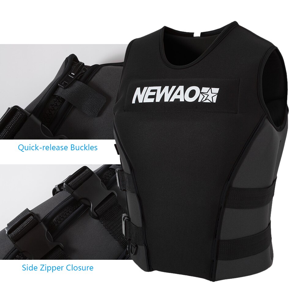 Adulti giubbotto di Salvataggio In Neoprene di Sicurezza Giubbotto salvataggio Sci Wakeboard Nuoto Vita Giubbotti Zwemvest Kinderen Ponticello di Acqua di Sport