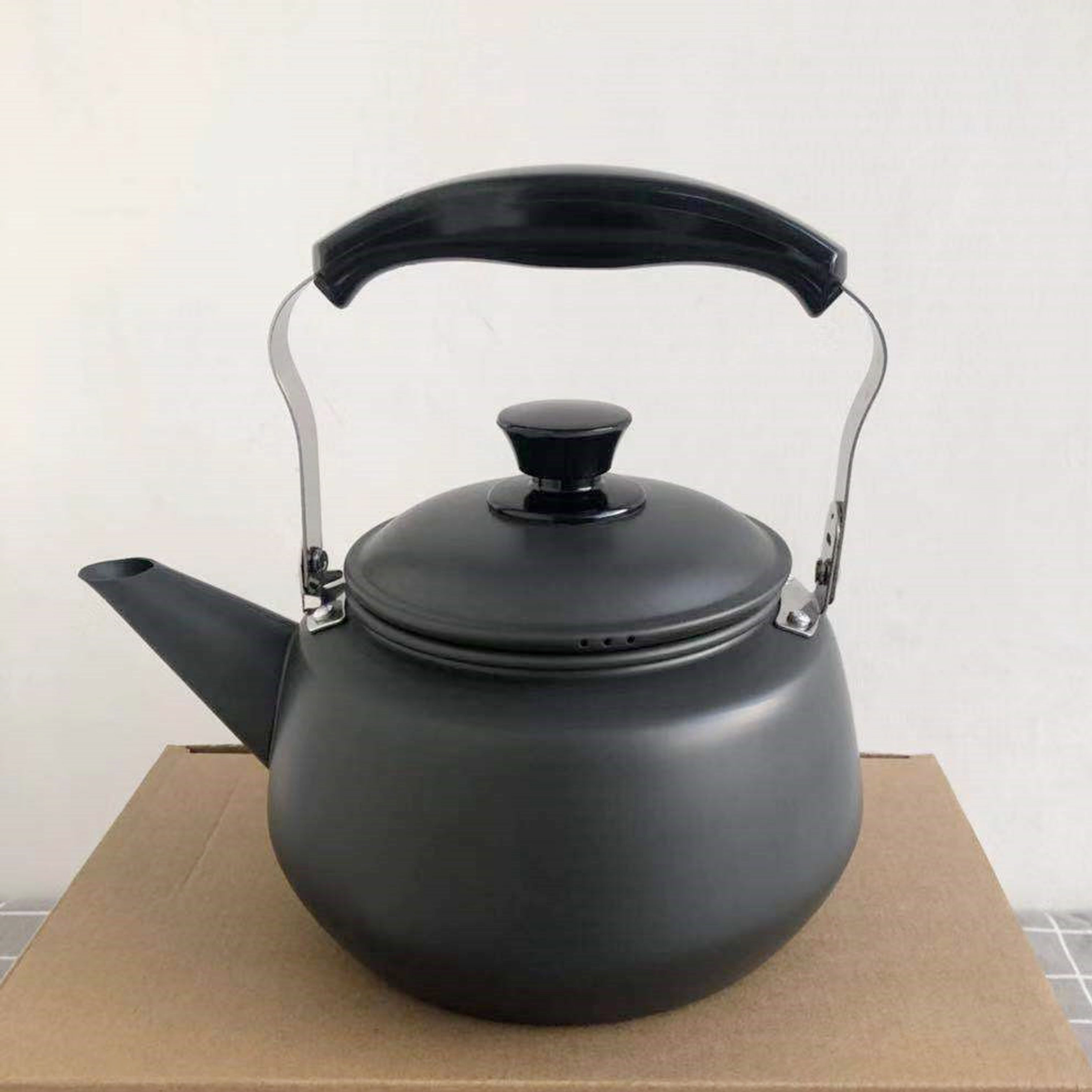 Japanese kettle uncoated hard oxidizing bubble teapot milk aluminum pot stainless handle tea kettle water coffee carafe