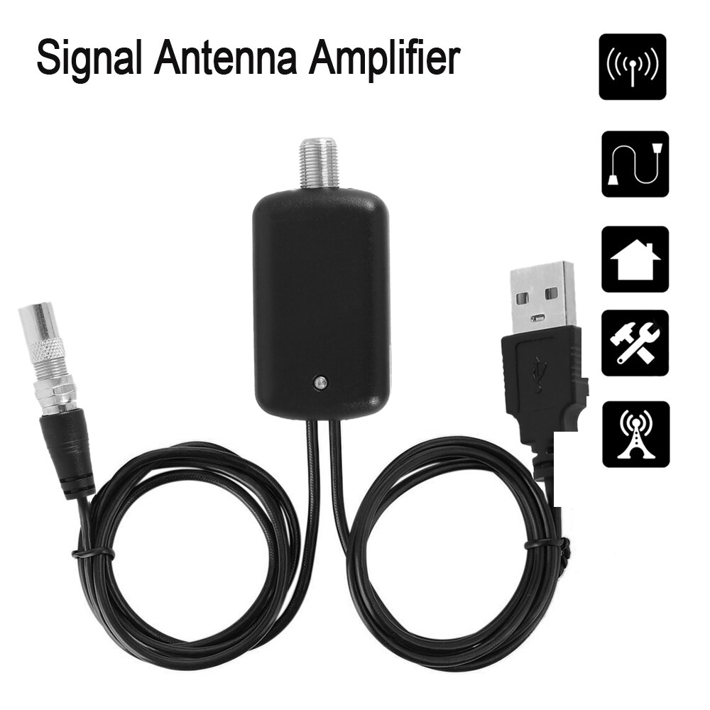 Low Noise TV Signal Amplifier Booster Convenience and Easy Installtion Digital HD for Cable TV Antenna HD Channel 25dB