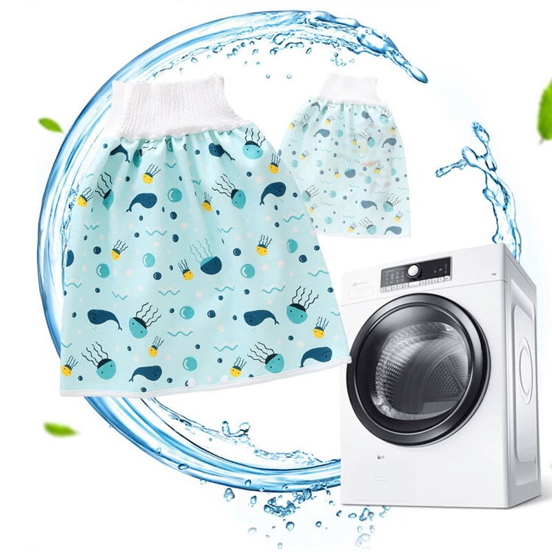 Toddler Cotton Training Pants Cloth Diaper Skirts Washable Reusable Potty Nappy Pants Toilet Diapers Baby Boys Girls