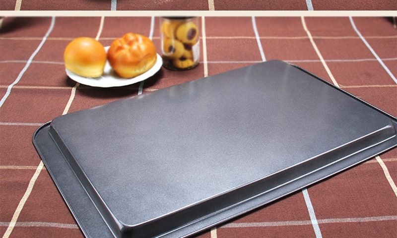 Large Nonstick Rectangular Shallow Baking Dish Nougat Pan,home Oven Tray