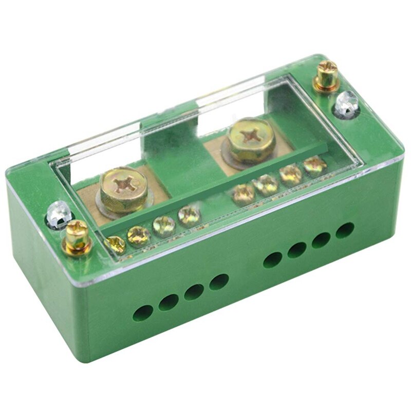 660V 30A Enkele Fase 2 Inlaat 8 Outlet Meterkast Junction Power Distributie Terminal Blok (2 Inlaat 8 outlet)