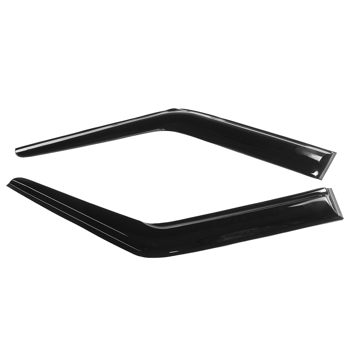 2Pcs Car Side Window Visor Guard Vent Awnings Shelters Rain Guard Cover