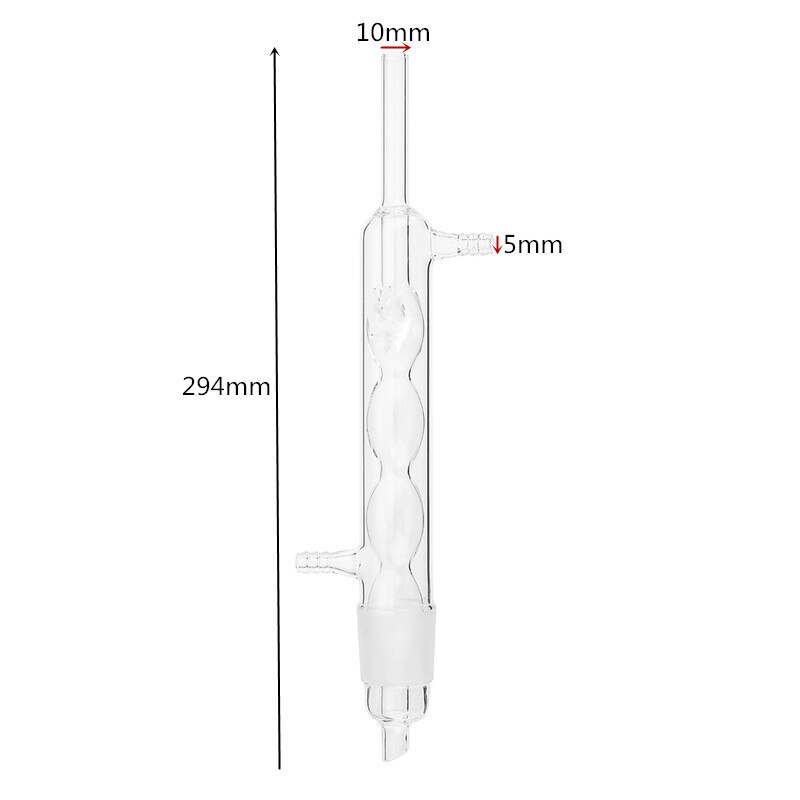 150 ml En Verre de Laboratoire Extracteur Soxhlet Condenseur avec 24/29 Flacon à Fond plat 261 MM 34/37 Tube Laboratoire Verrerie Kit