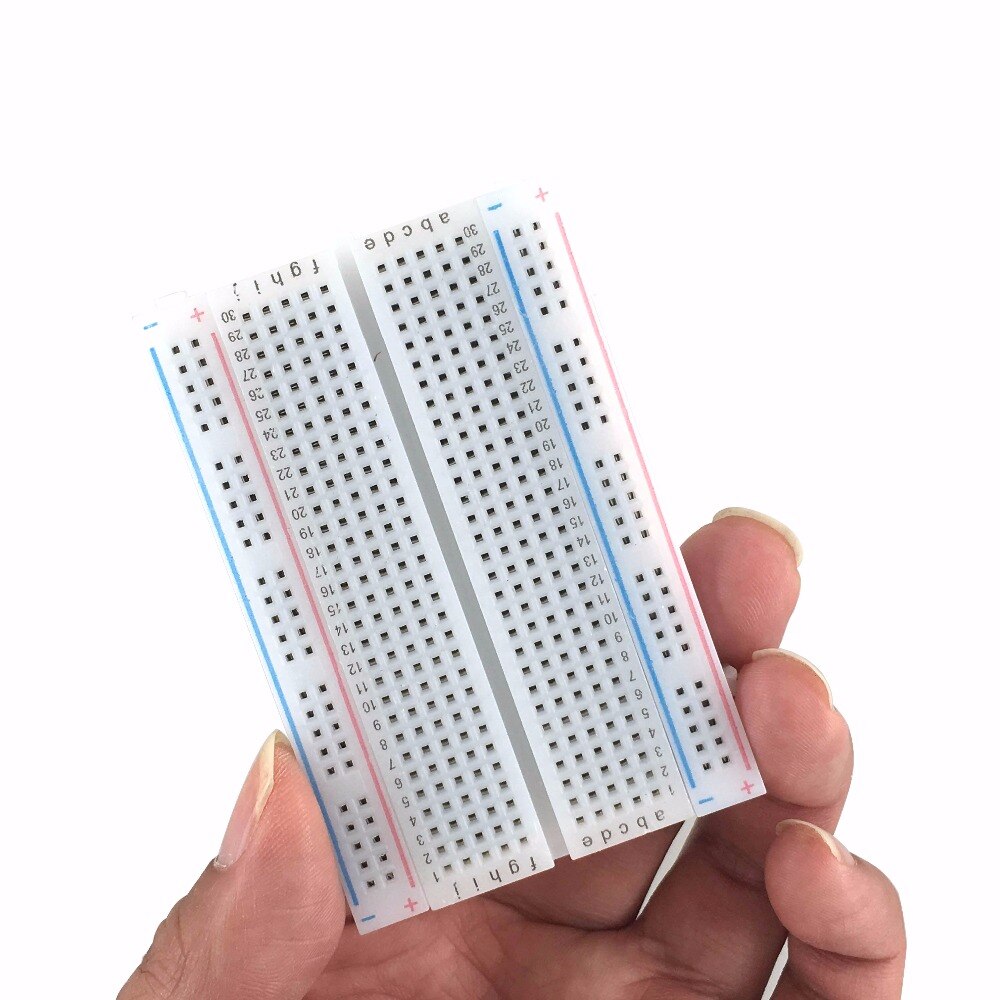 MCIGICM breadboard 400 punten Solderless proto board 400 comtacts transparante protoboard