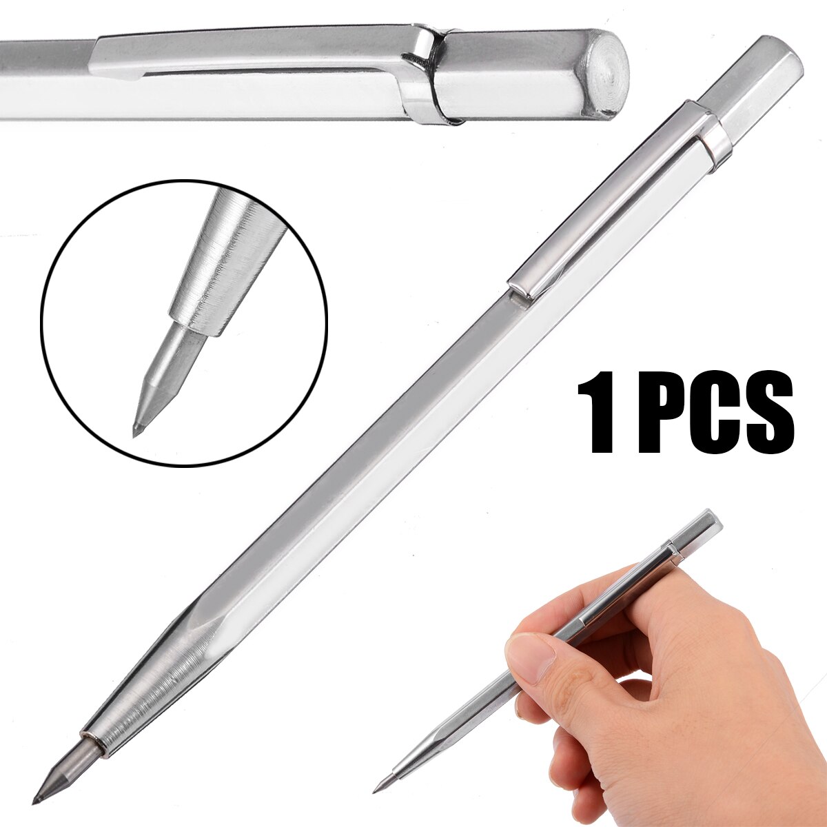 1pc Diamond Metal Engraving Pen Tungsten Carbide Tip Glass Ceramic Metal Wood Carving Pens Marking Lettering Hand Tool